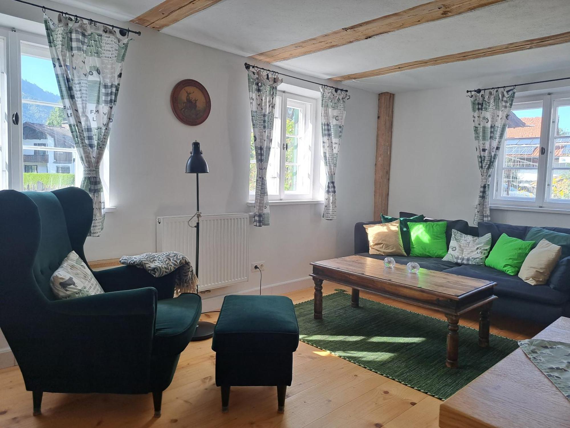 Neu! Ferienwohnungen Im Lueftlmalereck, Hennalahaus Oberammergau Dış mekan fotoğraf
